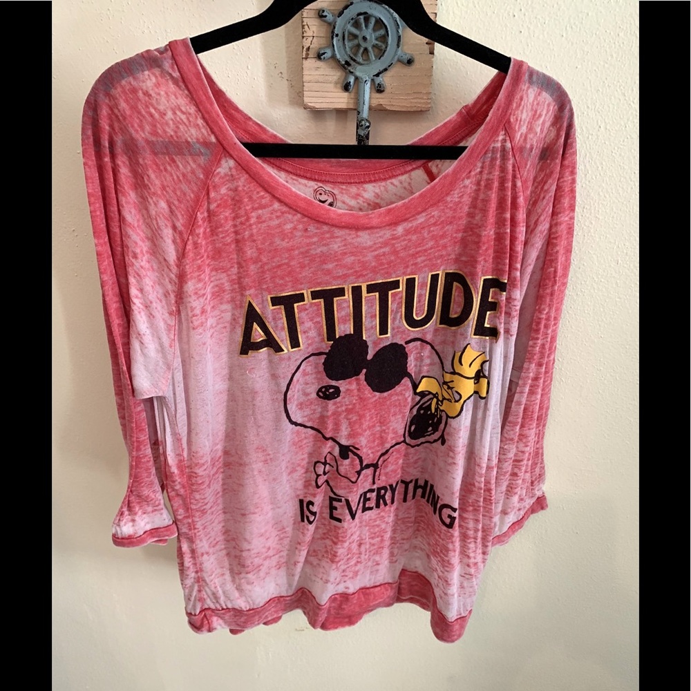 Snoopy Burn Out Tee